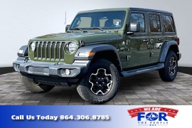 Used 2021  Jeep Wrangler Unlimited Sport S 4x4 at The Gilstrap Family Dealerships near Easley&comma; SC