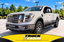 Used 2018  Nissan Titan XD 4WD Crew Cab Platinum Reserve Diesel at The Truck Farm near Easley&comma; SC