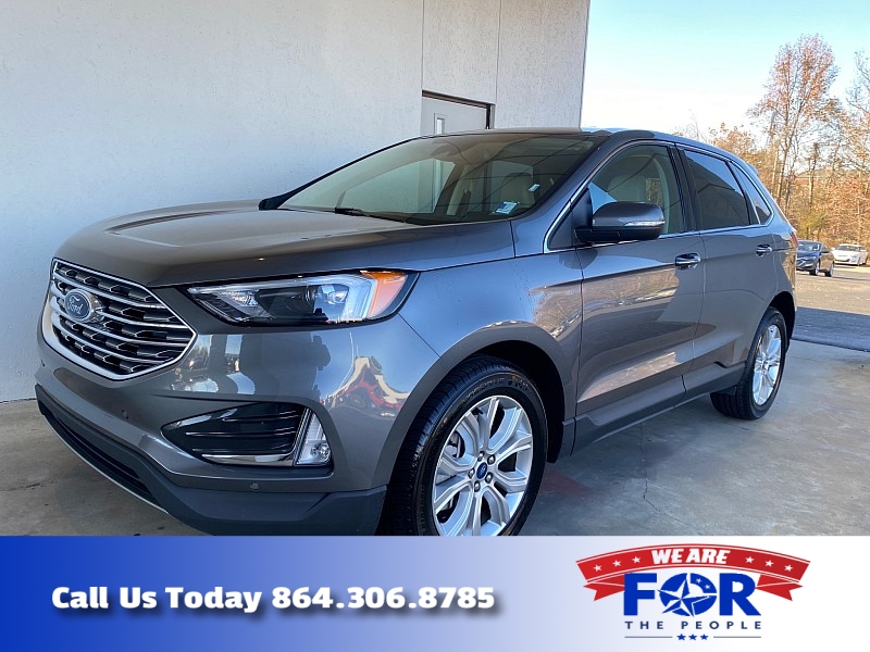 Used 2022  Ford Edge Titanium AWD at The Gilstrap Family Dealerships near Easley, SC