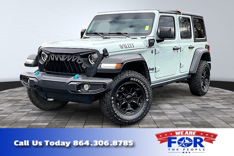 Used 2023  Jeep Wrangler 4xe 4x4 at The Gilstrap Family Dealerships near Easley&comma; SC