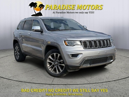Used 2018 Jeep Grand Cherokee 4d SUV 4WD Limited V6 at Paradise Motors near Lansing, MI