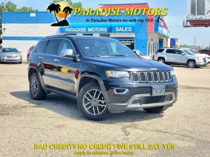 Used 2019 Jeep Grand Cherokee 4d SUV 4WD Limited V6 at Paradise Motors near Lansing, MI