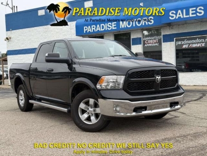 Used 2016 Ram 1500 4WD Crew Cab SLT at Paradise Motors near Lansing, MI
