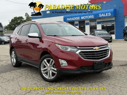 Used 2018 Chevrolet Equinox 4d SUV AWD Premier w/1LZ at Paradise Motors near Lansing, MI