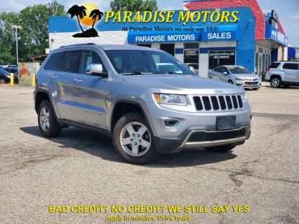 Used 2015 Jeep Grand Cherokee 4d SUV 4WD Limited at Paradise Motors near Lansing, MI