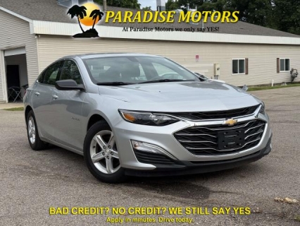 Used 2020 Chevrolet Malibu 4d Sedan LS w/1FL at Paradise Motors near Lansing, MI