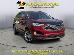 Used 2019  Ford Edge 4d SUV AWD Titanium at Paradise Motors near Lansing&comma; MI