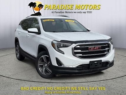 Used 2019 GMC Terrain 4d SUV FWD SLT 1.5L Turbo at Paradise Motors near Lansing, MI