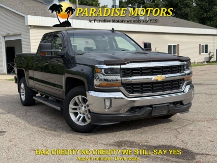 Used 2017 Chevrolet Silverado 1500 4WD Double Cab LT at Paradise Motors near Lansing, MI