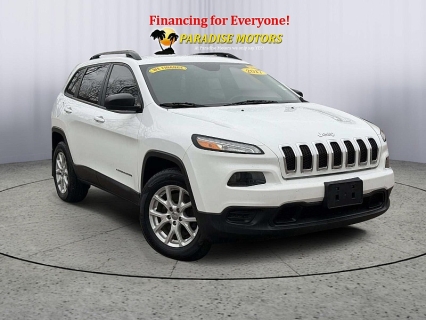 Used 2017 Jeep Cherokee 4d SUV 4WD Sport I4 Altitude at Paradise Motors near Lansing, MI