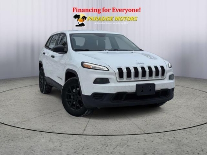 Used 2017 Jeep Cherokee 4d SUV 4WD Sport I4 at Paradise Motors near Lansing, MI