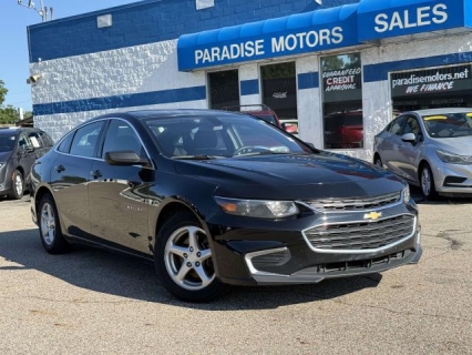 Used 2016 Chevrolet Malibu 4d Sedan LS at Paradise Motors near Lansing, MI