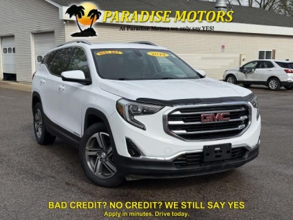 Used 2019 GMC Terrain 4d SUV FWD SLT 1.5L Turbo at Paradise Motors near Lansing, MI