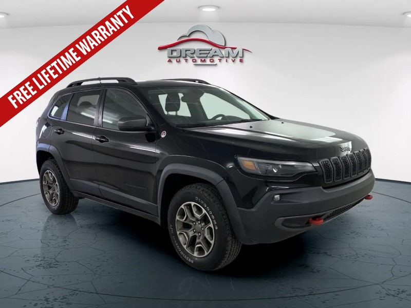 Used 2020 Jeep Cherokee Trailhawk with VIN 1C4PJMBN9LD591518 for sale in Kansas City