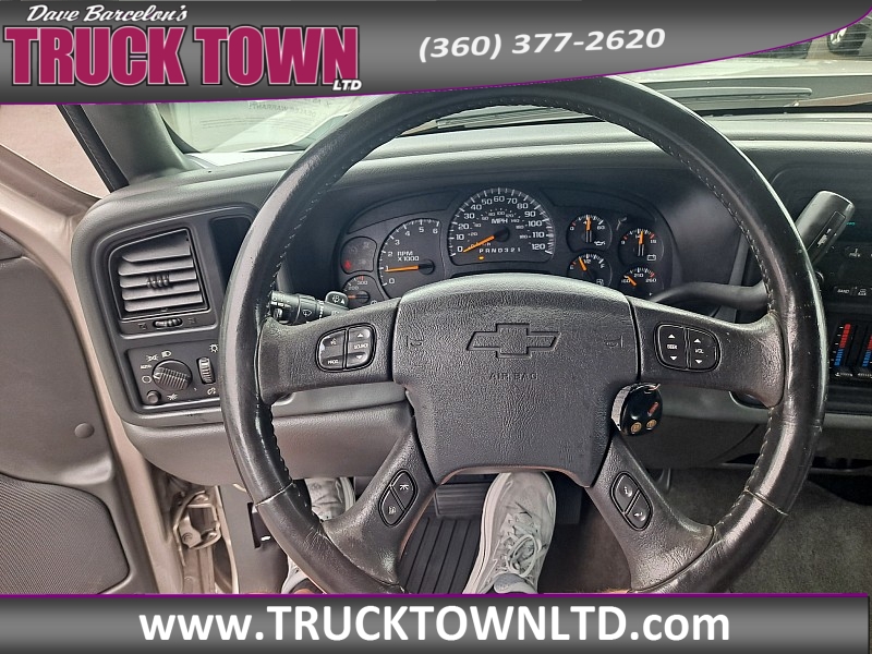 Silver 2006 Chevrolet Silverado 2500HD LS Extended Cab 4WD Pickup Truck Four-Wheel Drive Automatic