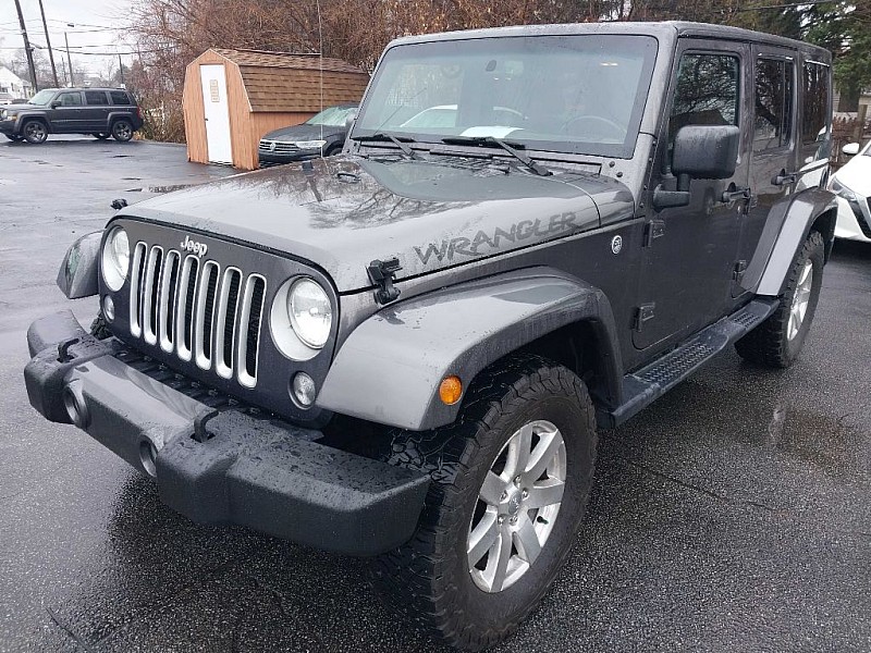 Used 2016  Jeep Wrangler Unlimited 4d Convertible Sahara at City Wide Auto Credit near Toledo, OH