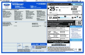 Used 2021  Ford EcoSport S 4WD at DriveNow Mayfield near Mayfield Heights&comma; OH