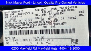 Used 2023 Ford F-150 4WD SuperCrew 5.5' Box at Drive Now Westlake near Westlake, OH