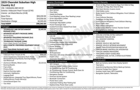 Used 2025  Chevrolet Suburban 4WD 4dr High Country at DriveNow Mayfield near Mayfield Heights&comma; OH