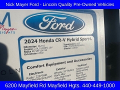 Used 2024  Honda CR-V Hybrid Sport-L AWD at Drive Now Westlake near Westlake, OH