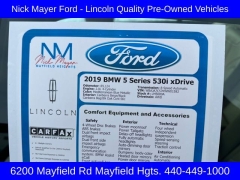 Used 2019  BMW 5 Series 530i xDrive Sedan at Drive Now Westlake near Westlake&comma; OH