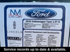 Used 2025  Volkswagen Taos S FWD at Drive Now Westlake near Westlake&comma; OH