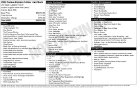 Used 2022  Subaru Impreza 5-door CVT at Drive Now Westlake near Westlake&comma; OH