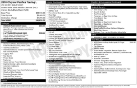 Used 2018  Chrysler Pacifica 4d Wagon Touring L at Drive Now Westlake near Westlake&comma; OH