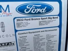 Used 2022  Ford Bronco Sport Big Bend 4x4 at Drive Now Westlake near Westlake&comma; OH