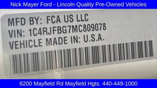 Used 2021 Jeep Grand Cherokee 80th Anniversary 4x4 at Drive Now Westlake near Westlake, OH