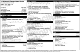 Used 2024  Hyundai Tucson Hybrid Limited AWD at Drive Now Westlake near Westlake&comma; OH
