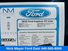 Used 2025  Ford Explorer ST-Line 4WD at Drive Now Westlake near Westlake&comma; OH