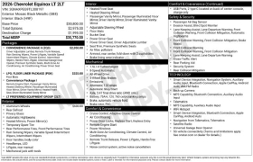 Used 2026  Chevrolet Equinox AWD 4dr LT w&sol;2LT at DriveNow Mayfield near Mayfield Heights&comma; OH