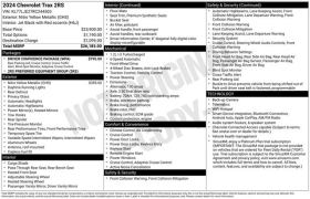 Used 2024  Chevrolet Trax FWD 4dr 2RS at Drive Now Westlake near Westlake&comma; OH