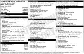 Used 2024  Hyundai Tucson Hybrid N Line AWD at Drive Now Westlake near Westlake&comma; OH
