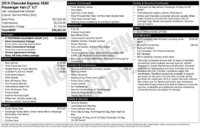 Used 2019  Chevrolet Express Wagon 3500 Wagon LT at DriveNow Mayfield near Mayfield Heights&comma; OH