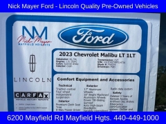 Used 2023 Chevrolet Malibu 4dr Sdn 1LT at Drive Now Westlake near Westlake, OH
