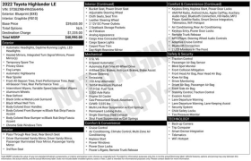 Used 2022  Toyota Highlander LE AWD at Drive Now Westlake near Westlake&comma; OH