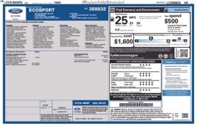 Used 2020  Ford EcoSport 4d SUV 4WD SE at Drive Now Westlake near Westlake&comma; OH