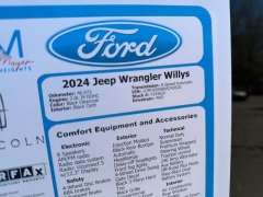 Used 2024  Jeep Wrangler Willys 4 Door 4x4 at Drive Now Westlake near Westlake&comma; OH
