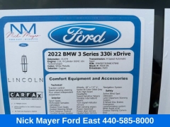 Used 2022  BMW 3 Series 330i xDrive Sedan North America at DriveNow Mayfield near Mayfield Heights&comma; OH
