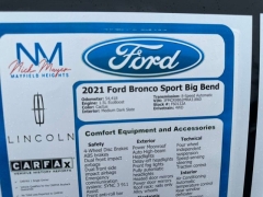 Used 2021  Ford Bronco Sport Big Bend 4x4 at DriveNow Mayfield near Mayfield Heights&comma; OH