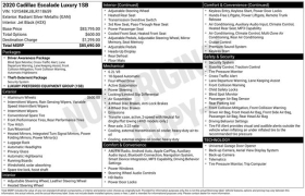 Used 2020  Cadillac Escalade 4d SUV 4WD Luxury at Drive Now Westlake near Westlake&comma; OH