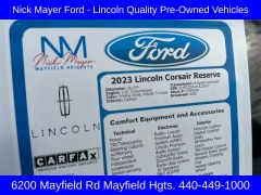 Used 2023  Lincoln Corsair Reserve AWD at Drive Now Westlake near Westlake&comma; OH