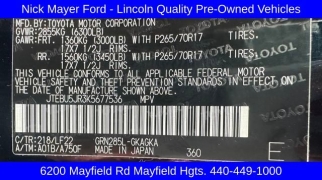 Used 2019 Toyota 4Runner TRD Pro 4WD (Natl) at Drive Now Westlake near Westlake, OH