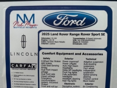 Used 2025  Land Rover Range Rover Sport P360 SE at DriveNow Mayfield near Mayfield Heights&comma; OH