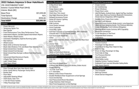 Used 2022  Subaru Impreza 5-door CVT at DriveNow Mayfield near Mayfield Heights&comma; OH