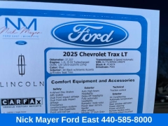 Used 2025  Chevrolet Trax FWD 4dr LT at Drive Now Westlake near Westlake&comma; OH