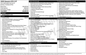 Used 2025  Genesis G70 2&period;5T AWD at Drive Now Westlake near Westlake&comma; OH