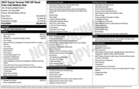 Used 2025  Toyota Tacoma 4WD Double Cab Bed &lpar;Natl&rpar; at DriveNow Mayfield near Mayfield Heights&comma; OH